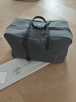 HERMÈS Victoria Travel Bag Canvas + Leder