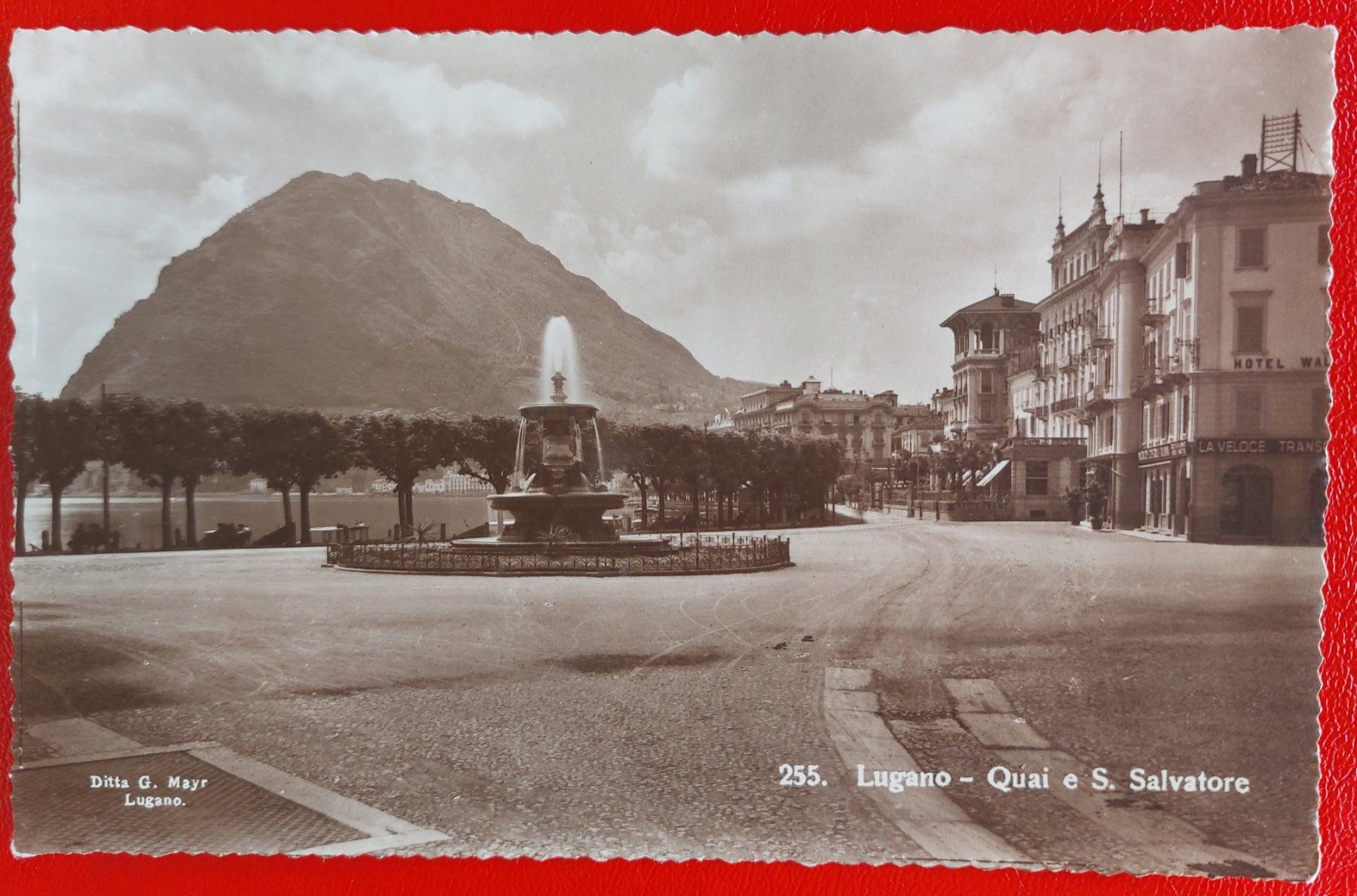 Cartoline postali: Lugano ; Quai e S. Salvatore – Usato da St-Légier-La Chiésaz venduto da Theo005