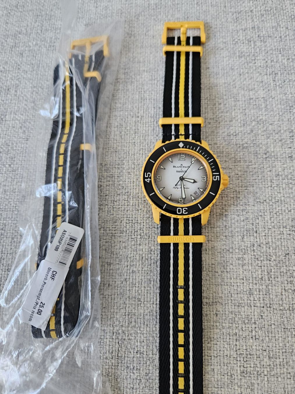 Swatch Orologi: SWATCH BLANCPAIN SCUBA – Nuovo (secondo la descrizione) da Yverdon-les-Bains venduto da enzine 1