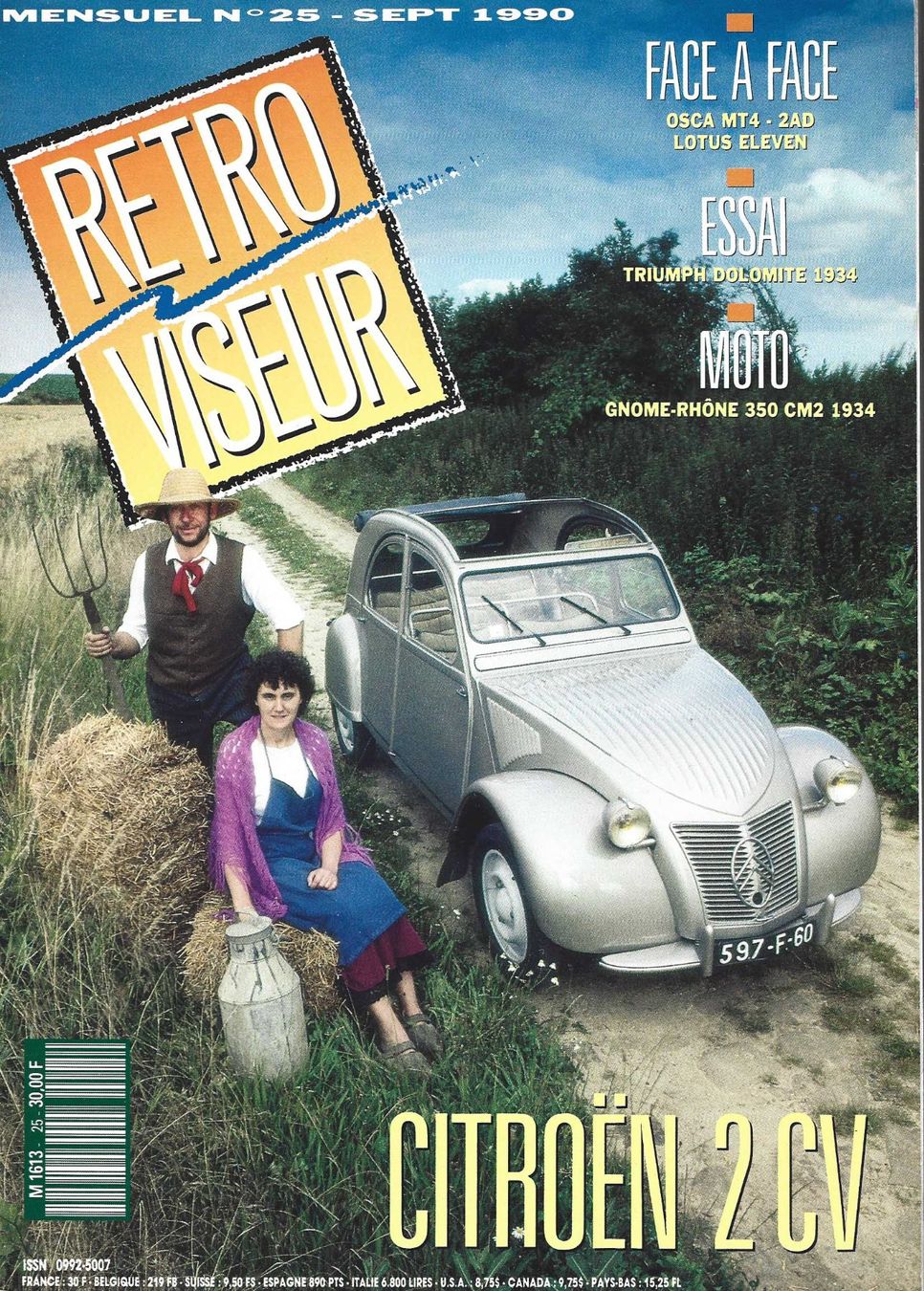 Libri: Rétroviseur No 25, septembre 1990 – Usato da Fontainemelon venduto da Jice12