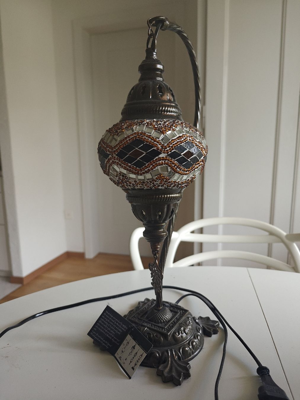 Lampade: Mosaic Table Lamp, Authentic Turkish Design, Adds Warmth – Nuovo (secondo la descrizione) da Liebefeld venduto da kamaha95