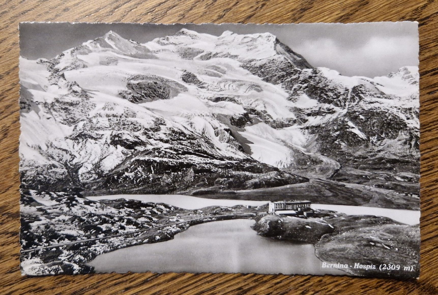 Cartoline postali: Pass del Bernina 1950 – Usato da Ebikon venduto da Donar50