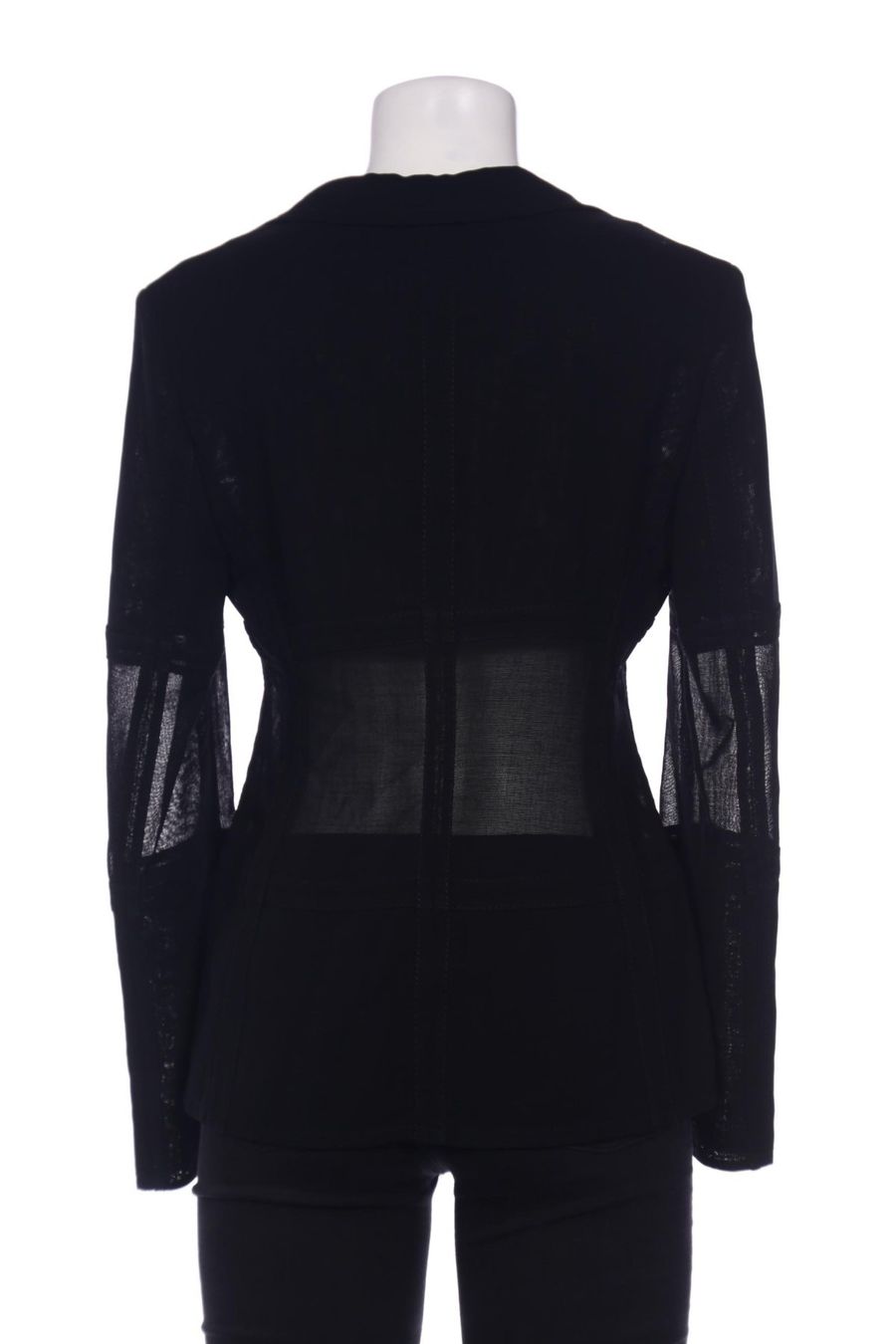 Strenesse Giacche: Strenesse Blazer 36 100% Wolle transparente Einsätze schwarz – Usato da Lichtensteig venduto da mosovi 1