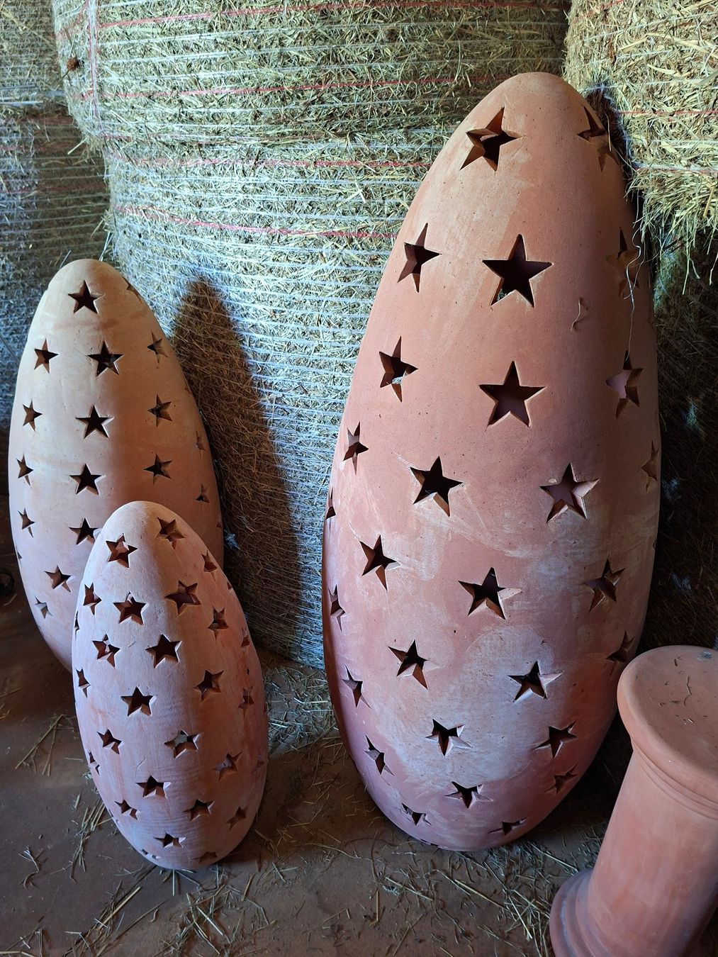 Tutte le decorazioni: Ton Zapfen 3er Set Deko Garten – Usato da Thalheim AG venduto da sve_p5zz 1
