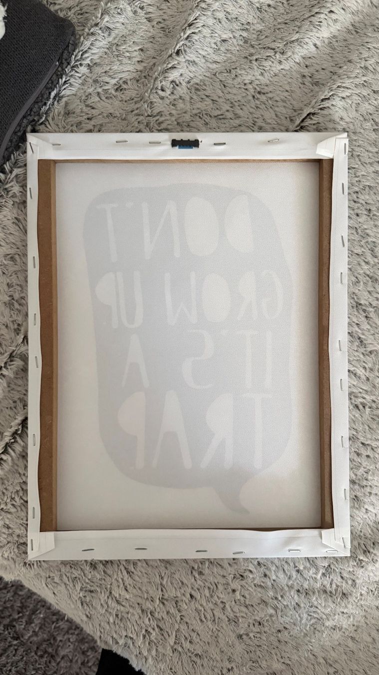 Poster & Bilder: Leinwandbild "Don't Grow Up, It's a Trap" – Gebraucht aus Härkingen von vxnessacx 1