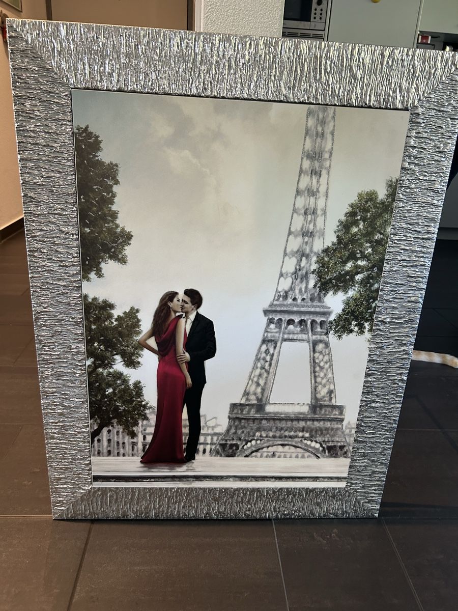 Foto & Immagini: Romantisches Paris Bild mit Rahmen – Usato da Wettingen venduto da Trini16