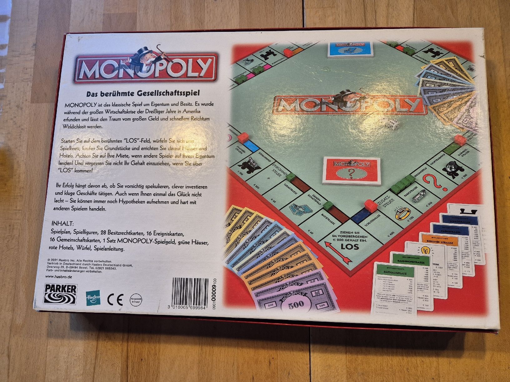 Parker Giochi: Monopoly - Das berühmte Gesellschaftsspiel  – Usato da Ettiswil venduto da beekeper13 1