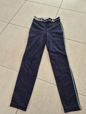 Foucanza Kinder Reithose Gr. 134-140/10 Jahre Blau Mint