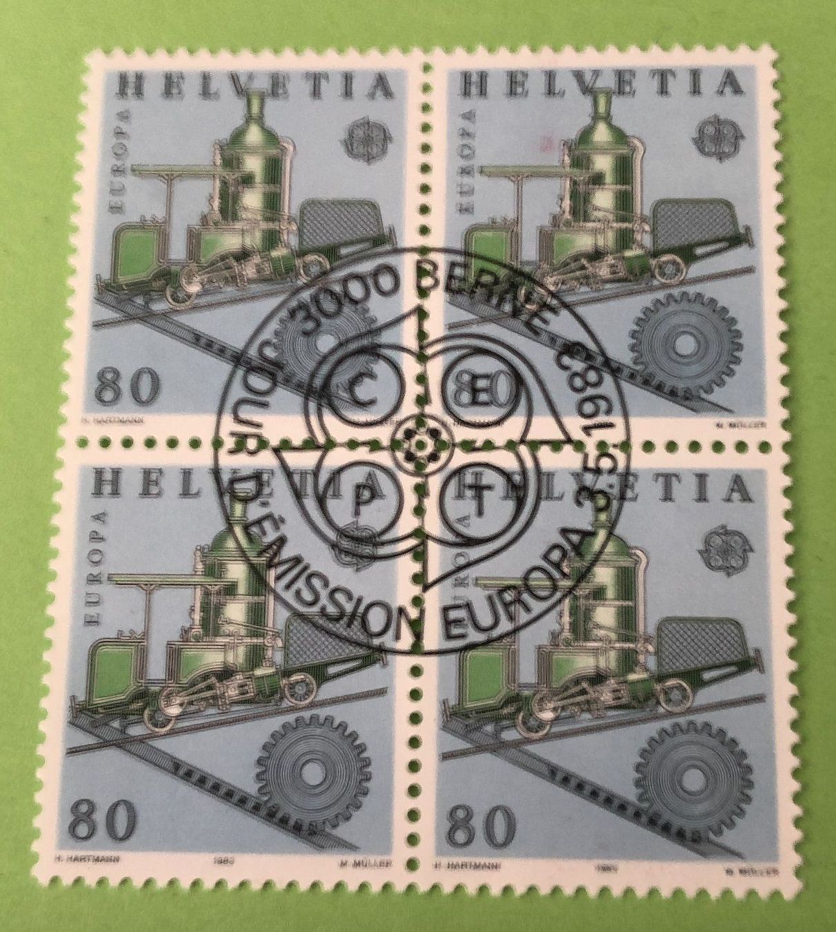 Tutti i francobolli: 4 er Block Nr.699 mit Vollstempel Bern – Usato da Aarau venduto da Billa007