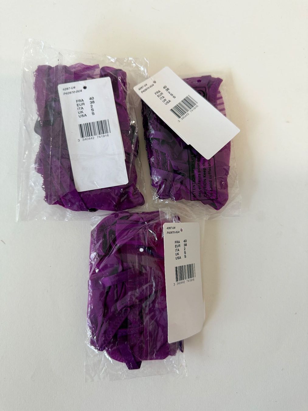 Passionata Altra biancheria intima: String PASSIONATA, Grösse 38, Violett  3 Stück – Nuovo e nell'imballaggio originale da Rudolfstetten venduto da gst_g7xl