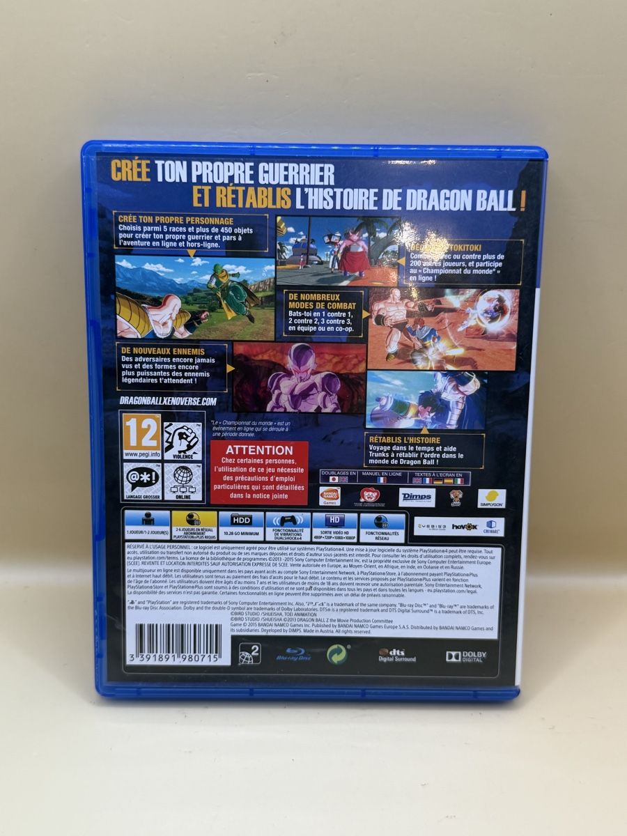 Giochi: Dragon Ball Xenoverse PS4 – Usato da Genève venduto da sho_67qj 1