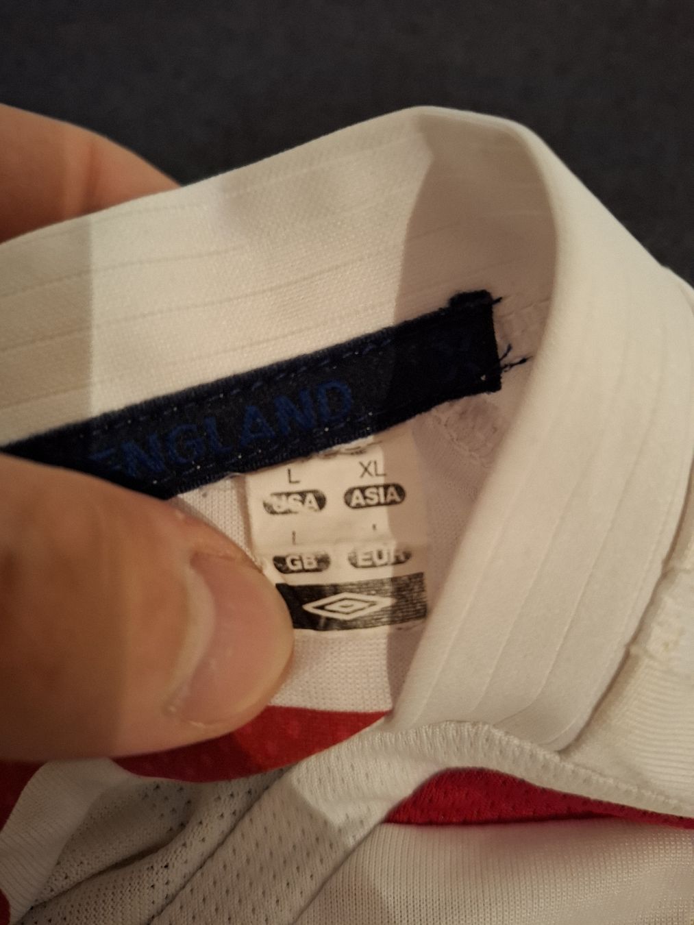 Umbro Canottiere & Pantaloni: England Trikot – Usato da Niederönz venduto da g_si 4