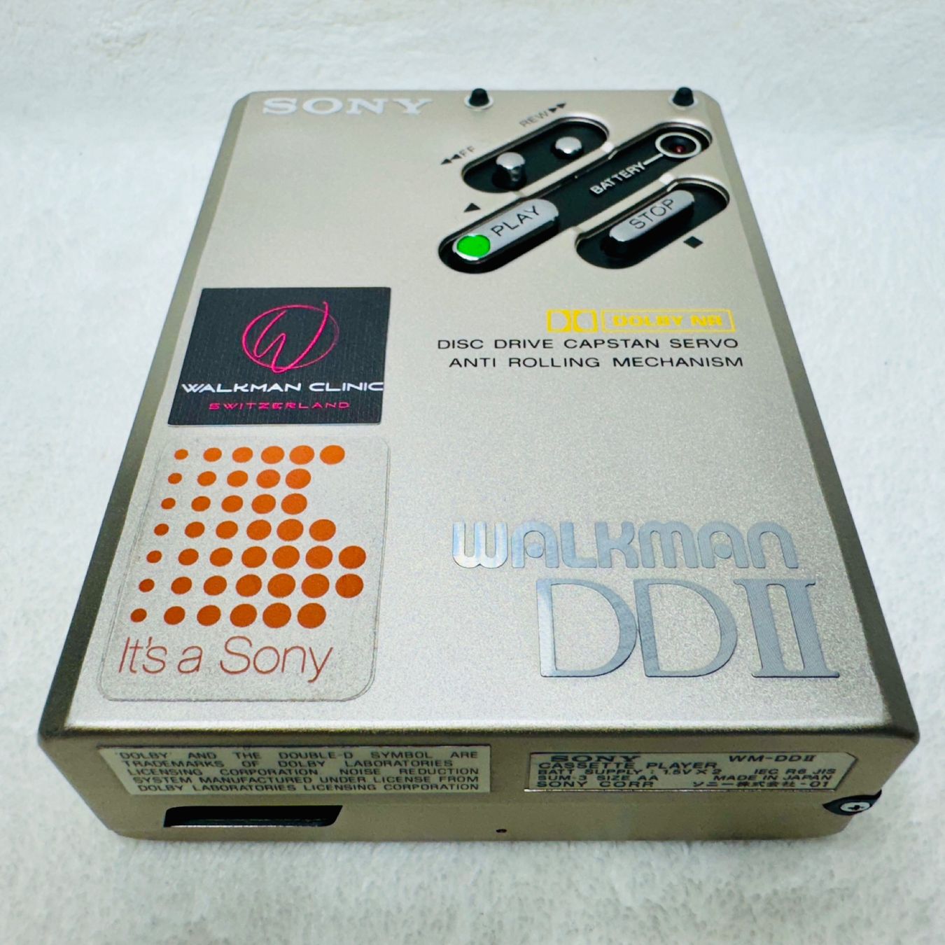 Sony Lettore multimediale portatile: Sony Walkman WM-DDII silber #195 – Usato da Vorderthal venduto da WalkmanClinic 3
