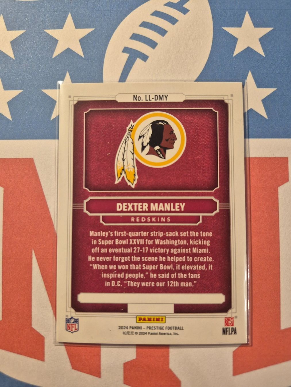 Panini Carte collezionabili: NFL Dexter Manley Washington Redskins – Usato da Treiten venduto da Sauber73 1