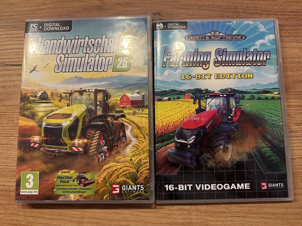 Giochi: Landwirtschafts Simulator 25 + 16-Bit Edition (PC)  – Usato da Emmenbrücke venduto da FloMare