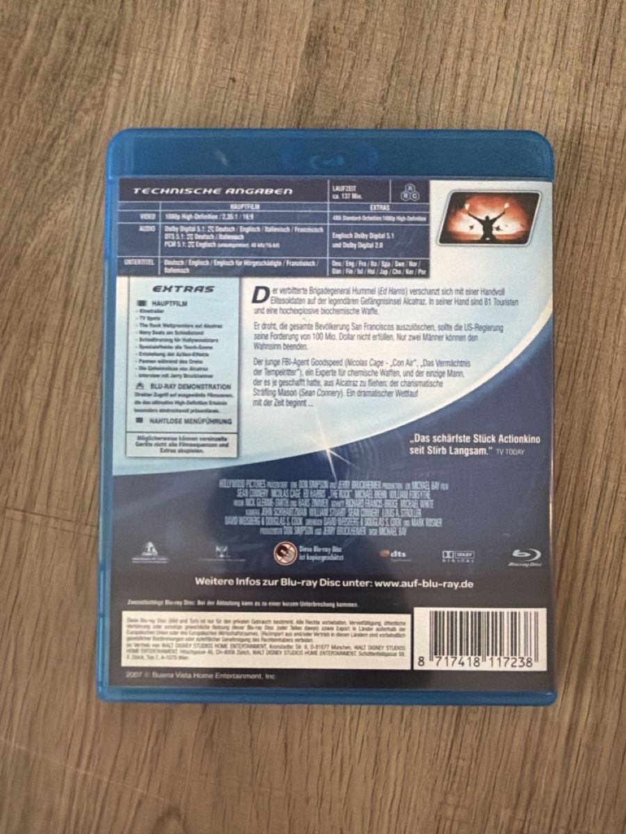 Tutti i DVDs: The Rock (1996) BluRay – Usato da Hagendorn venduto da masterchieff 1