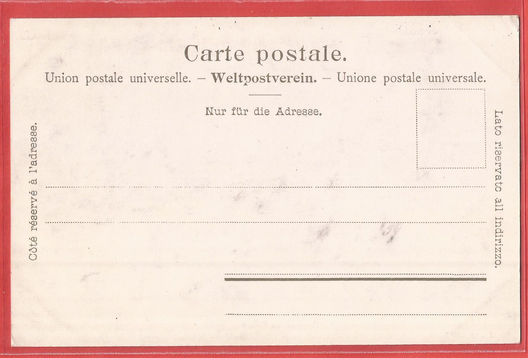 Cartoline postali: Col du Pillon - Kutsche - 1904 – Usato da Fislisbach venduto da Porano 1