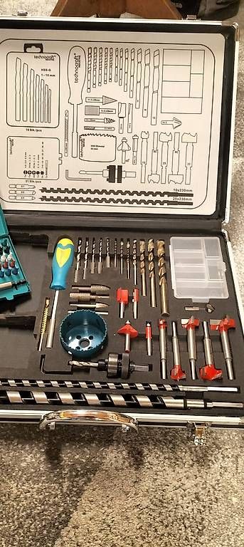 Tutti gli attrezzi: Bohr- und Bit- Koffer von technocraft Industrie – Usato da Steinach venduto da Tsgweh 3