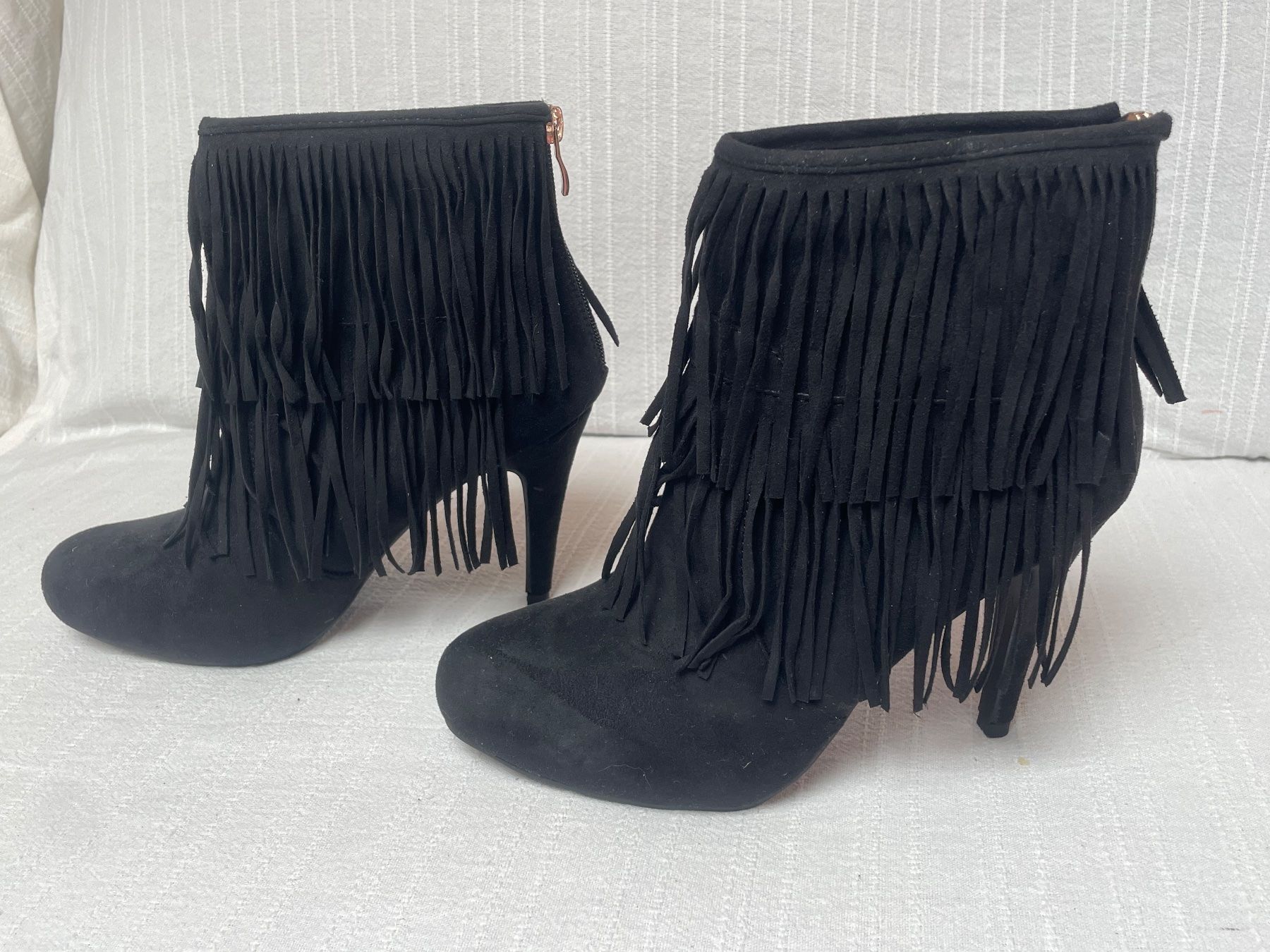 Scarpe da donna: Boho Fransenstiefeletten – Nuovo (secondo la descrizione) da Sigriswil venduto da ck56 3