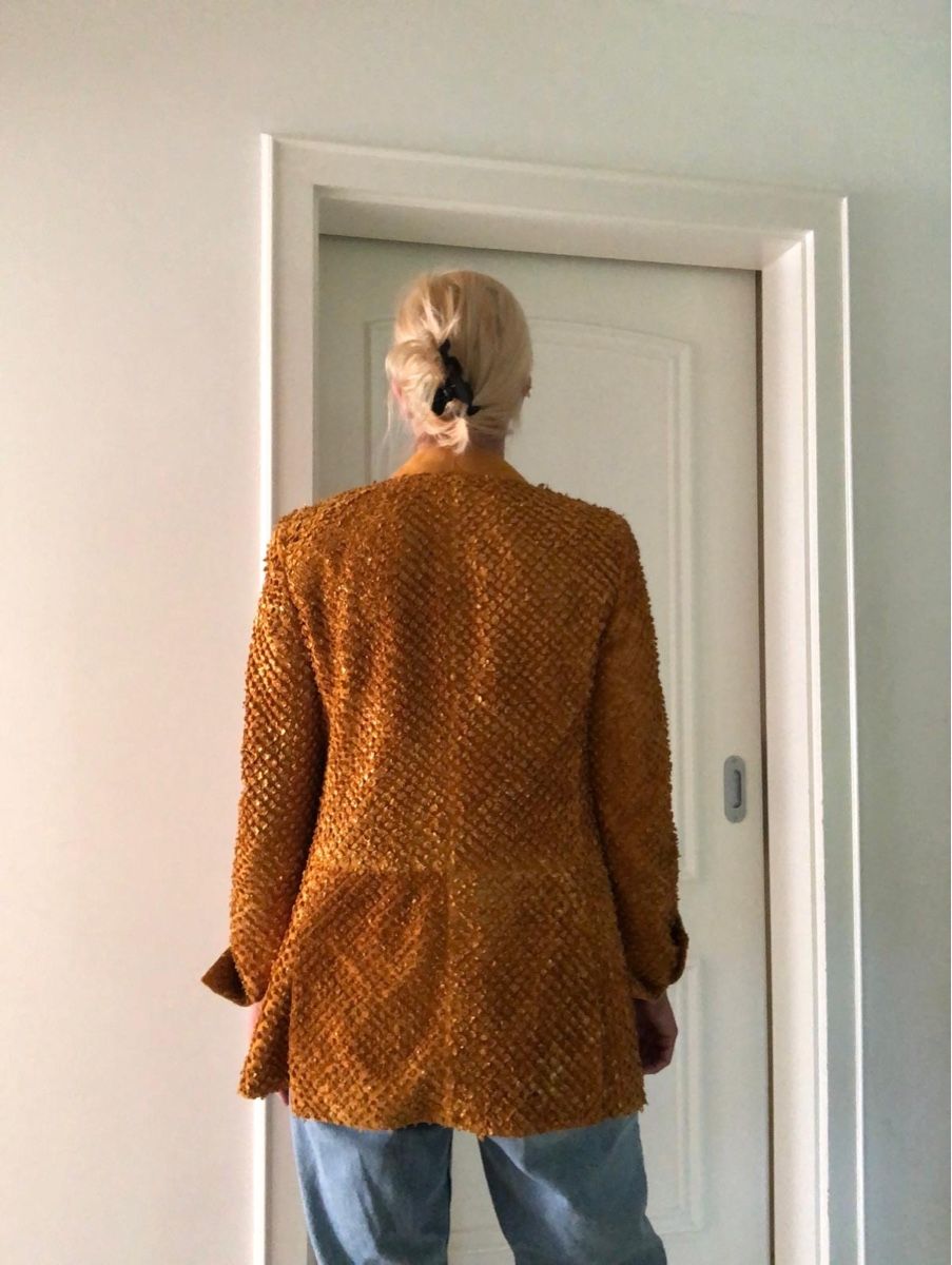 Akris Giacche: Akris Special Edition Blazer Senfgelb Lammleder – Usato da Bennau venduto da mhr_9yvq 1