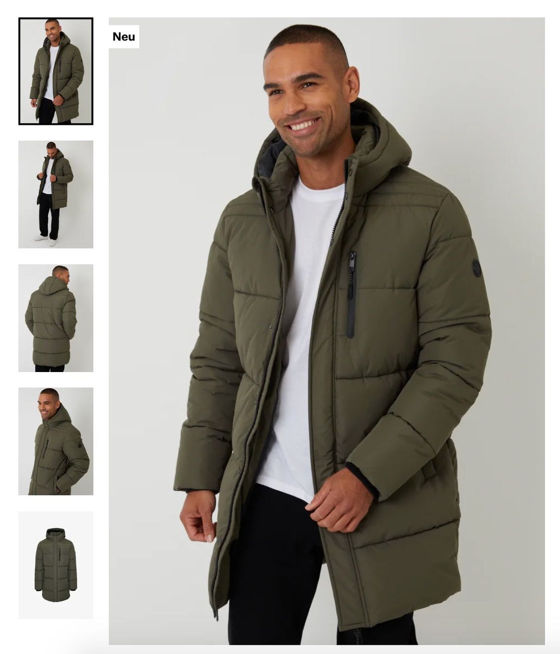 Cappotti: Pier One Wintermantel Dark Green – Nuovo e nell'imballaggio originale da Zürich venduto da ext_9yq9