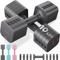 Kurzhanteln verstellbar Hantelset 2x4,5 kg Fitness Zuhause