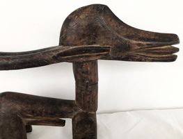 Rarität wunderschöne alte Bambara Skulptur Mali 58 x 30 cm