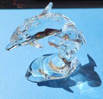 Swarovski Kristall Delfin Höhe 9cm 