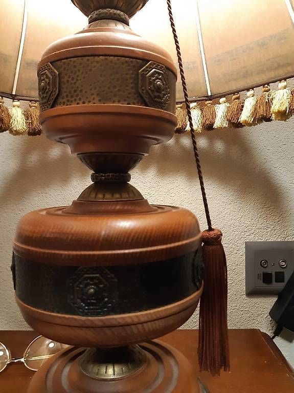 Lampes: Tischlampe antik – D'occasion à Hondrich par michhamb 3
