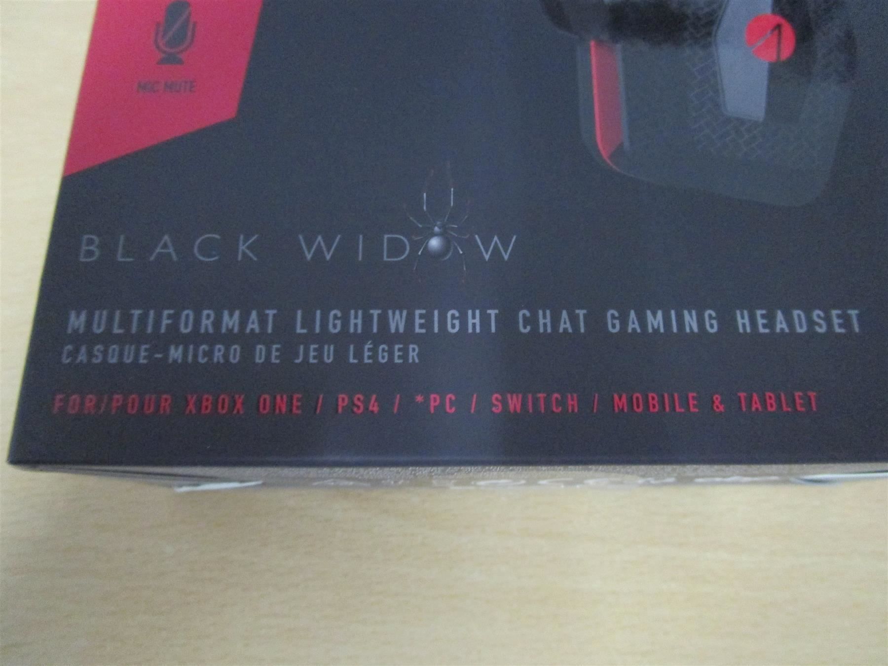 Microsoft Cuffie: Xbox One XP-Black Widow Headset Stealth – Nuovo e nell'imballaggio originale da Goldau venduto da agestuffer 2