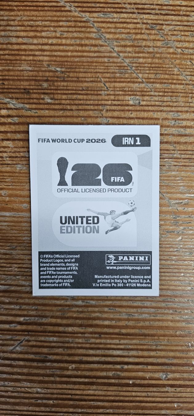 Panini Sammelbilder & Trading cards: Fifa World Cup Panini IRN 1 – Neu und originalverpackt aus Biel VS von volcom8702 1