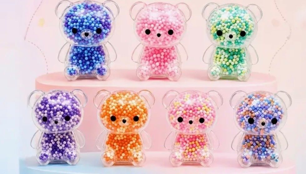 Giocattoli: 2x Squishies-Bärchen- Stressabbau-Einschulung-Konzentration – Nuovo e nell'imballaggio originale da Teufenthal AG venduto da MeineSchatztruhe 1