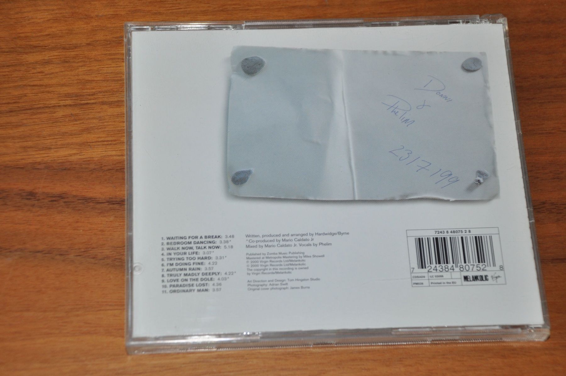 CD: Day One: Ordinary Man (CD; 2000) – Usato da Basel venduto da fido_mania 1