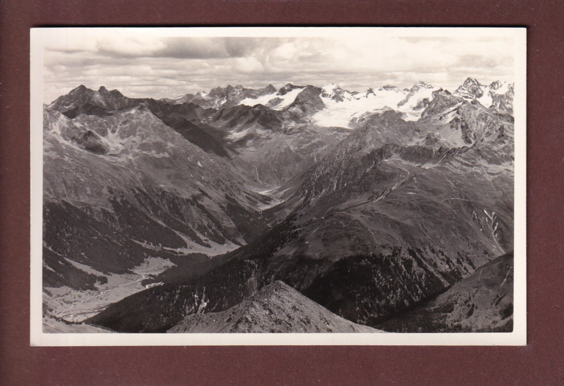 Cartoline postali: WEISSFLUHJOCH - Silvretta – Usato da Pully venduto da nicecards