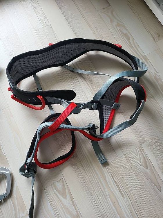 Sturzstop Bühnen-Fallschutz-Set – Klettergurt + Halteseil 1,6m, Geprüft Nach EN361 & EN358, NEU