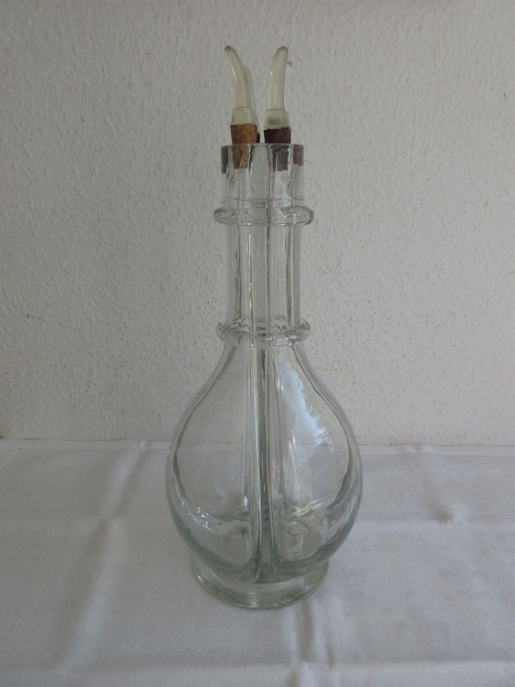 Bottiglie: Seltene Liqueur Flasche mit 4 Kammern – Usato da Binningen venduto da tempipassati