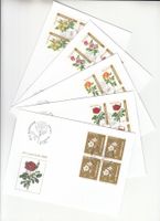 SBK J364 - J368 im 4er-Block FDC