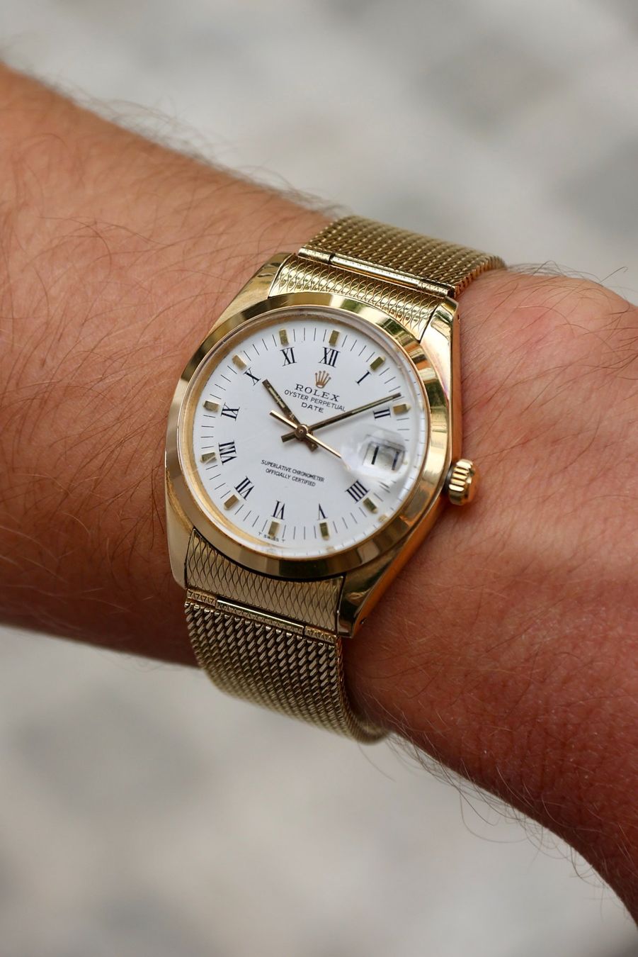 Rolex Uhren: Rolex Date '14k' Milanese – Gebraucht aus Zürich von Lazulivintagewatches 1