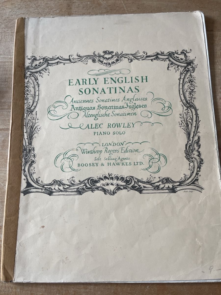 Livres: Piano, Klavier, einfache alte englische Sonaten – D'occasion à Aesch BL par shuja01