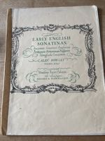 Piano, Klavier, einfache alte englische Sonaten