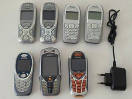 Siemens Handys MC60, MC60, A70, A70, S55, M65, M55