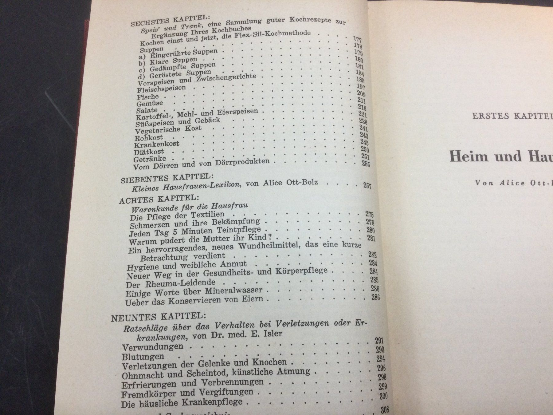 Appareils de cuisine: Buch mit Haushalts Tipps beim Kochen Ehestand Krankentage – D'occasion à Wangen SZ par kuriosum12 8