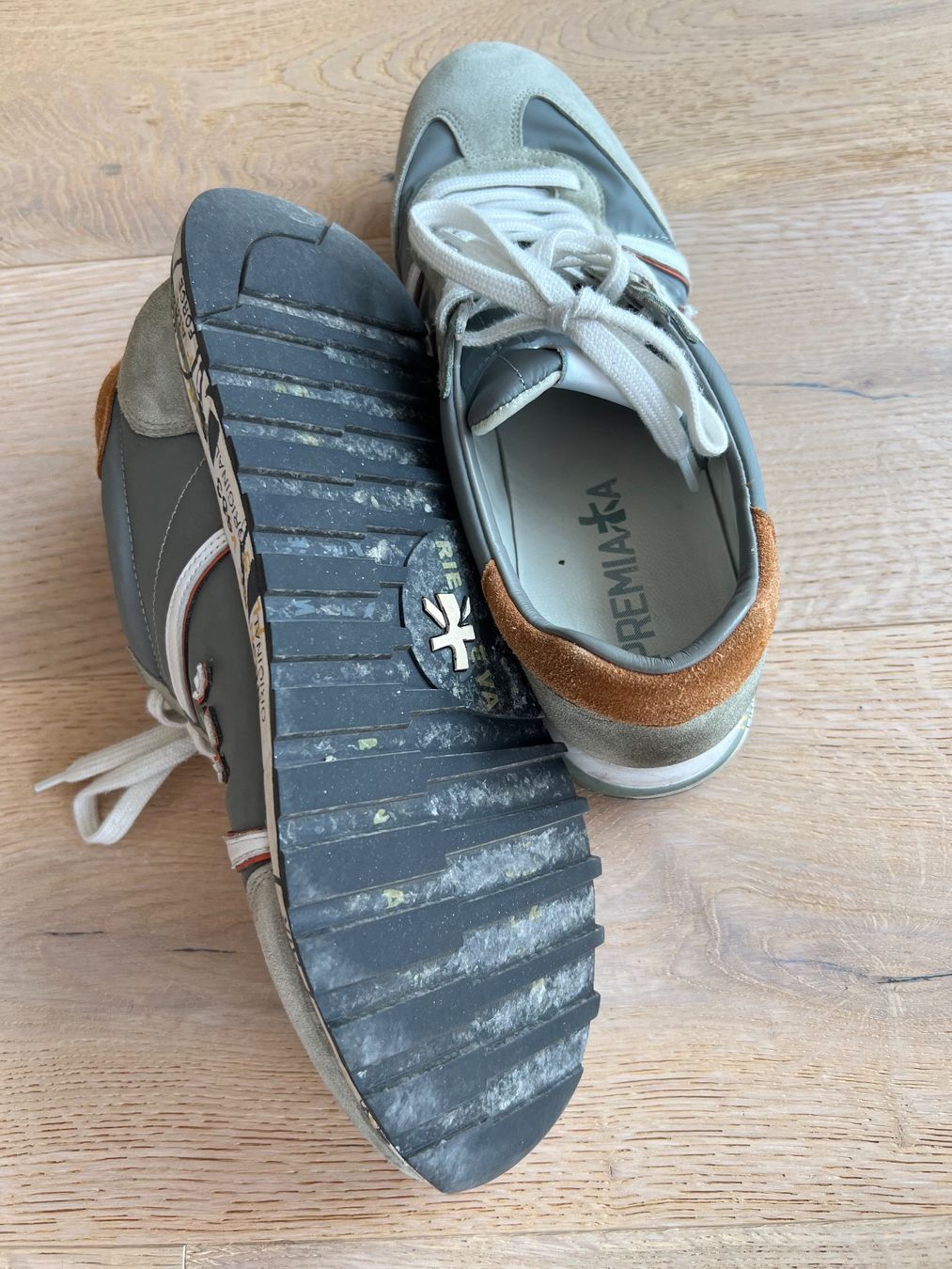 Premiata Herrenschuhe: Premiata Sneaker grau/braun Modell VAR 5152 Gr. 43 – Gebraucht aus Meilen von Masupilamy 3