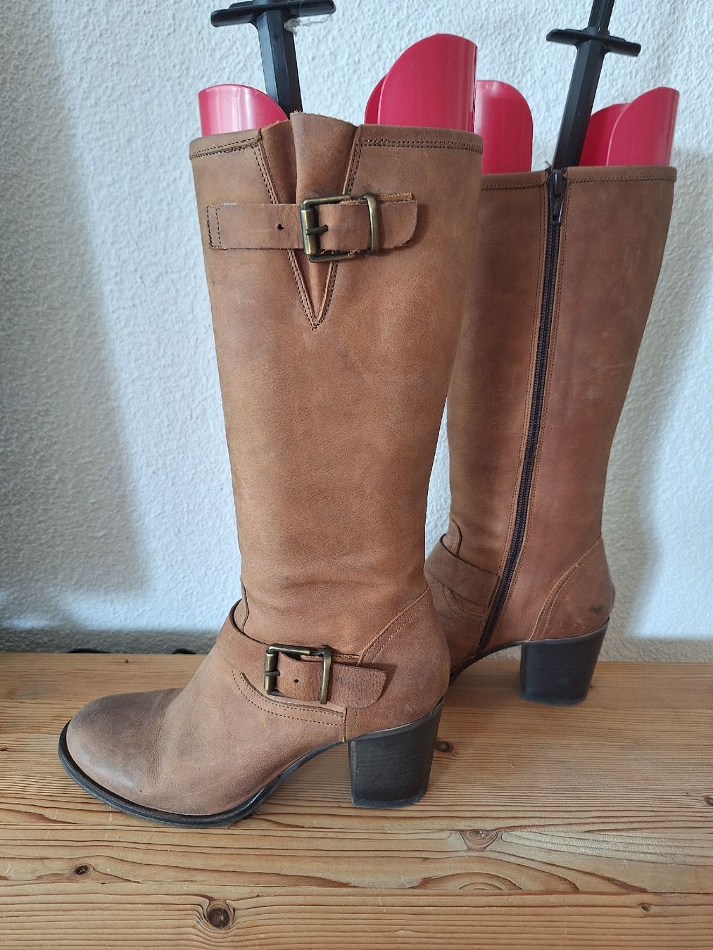 Damenschuhe: Leder Stiefel Gr. 38 – Gebraucht aus Bassersdorf von Makeje58 2