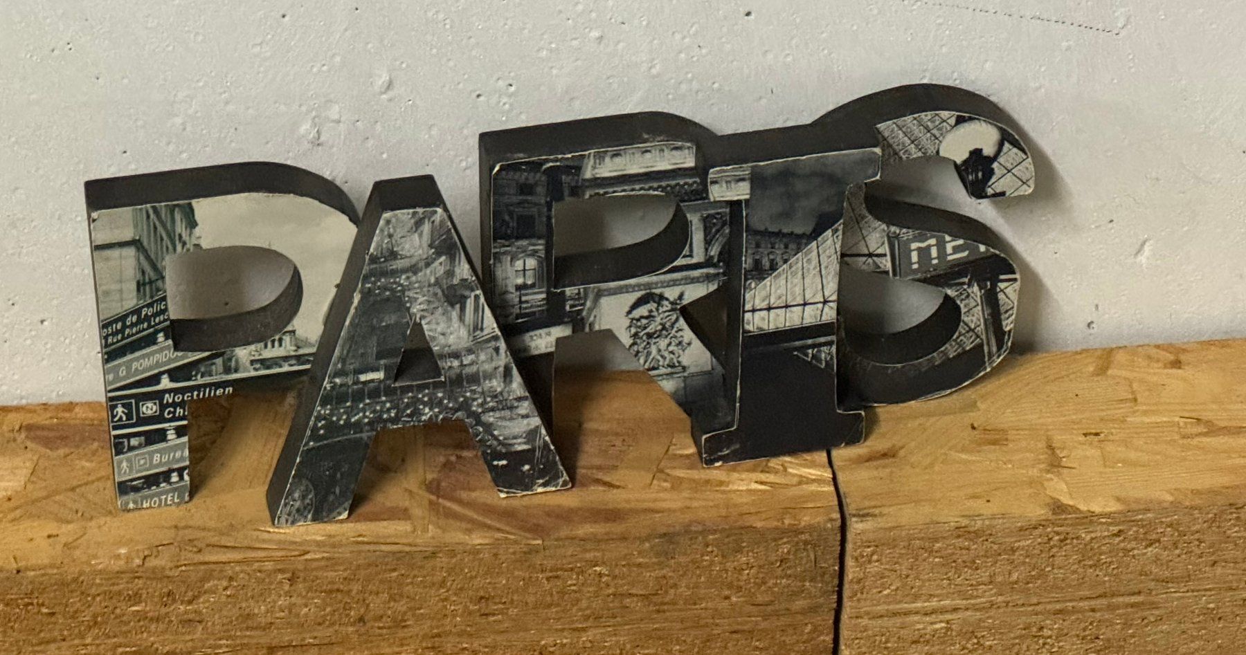 Tutte le decorazioni: Dekorative "Paris" Buchstaben, Vintage Stil,  Deko – Usato da Uhwiesen venduto da mic_kd6g