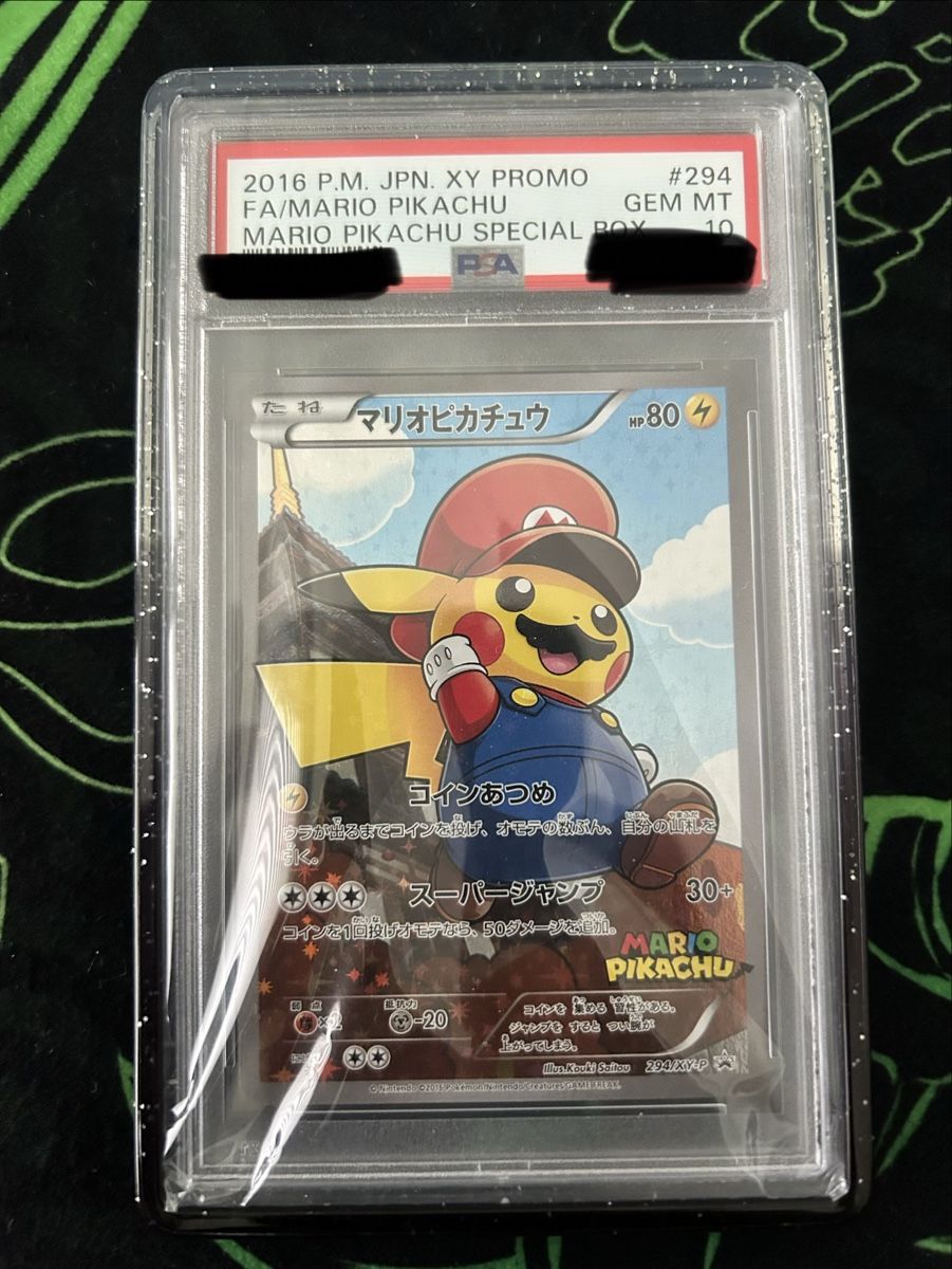Pokémon Carte collezionabili: Mario Pikachu PSA 10 – Nuovo (secondo la descrizione) da Zürich venduto da AinzCHF