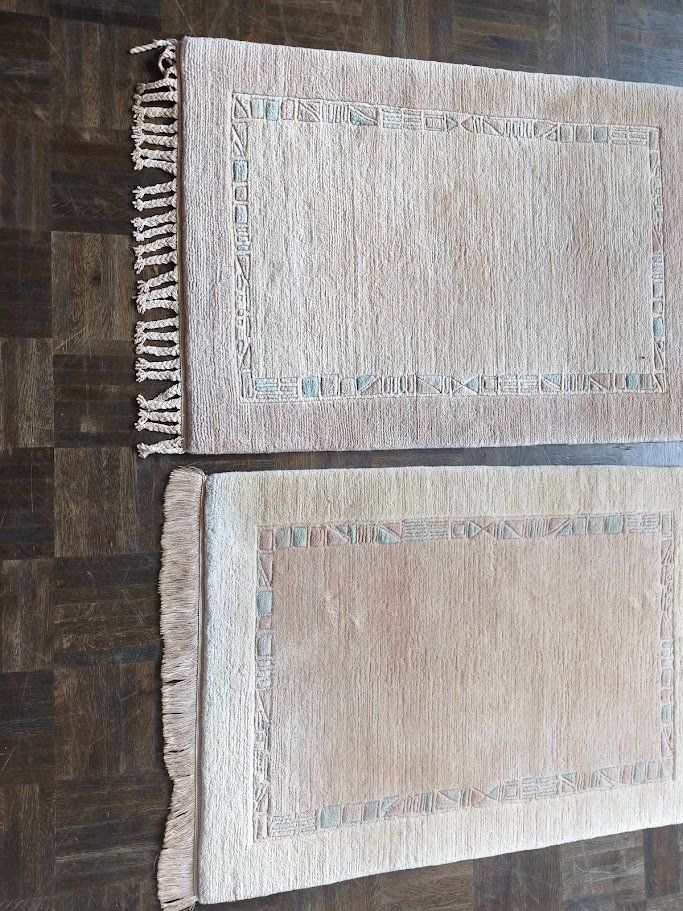 Tappeti: N20 2x Handgeknüpfter Tibeter Orient Teppich hell 63x92cm – Usato da Toffen venduto da Immo-Erben 4