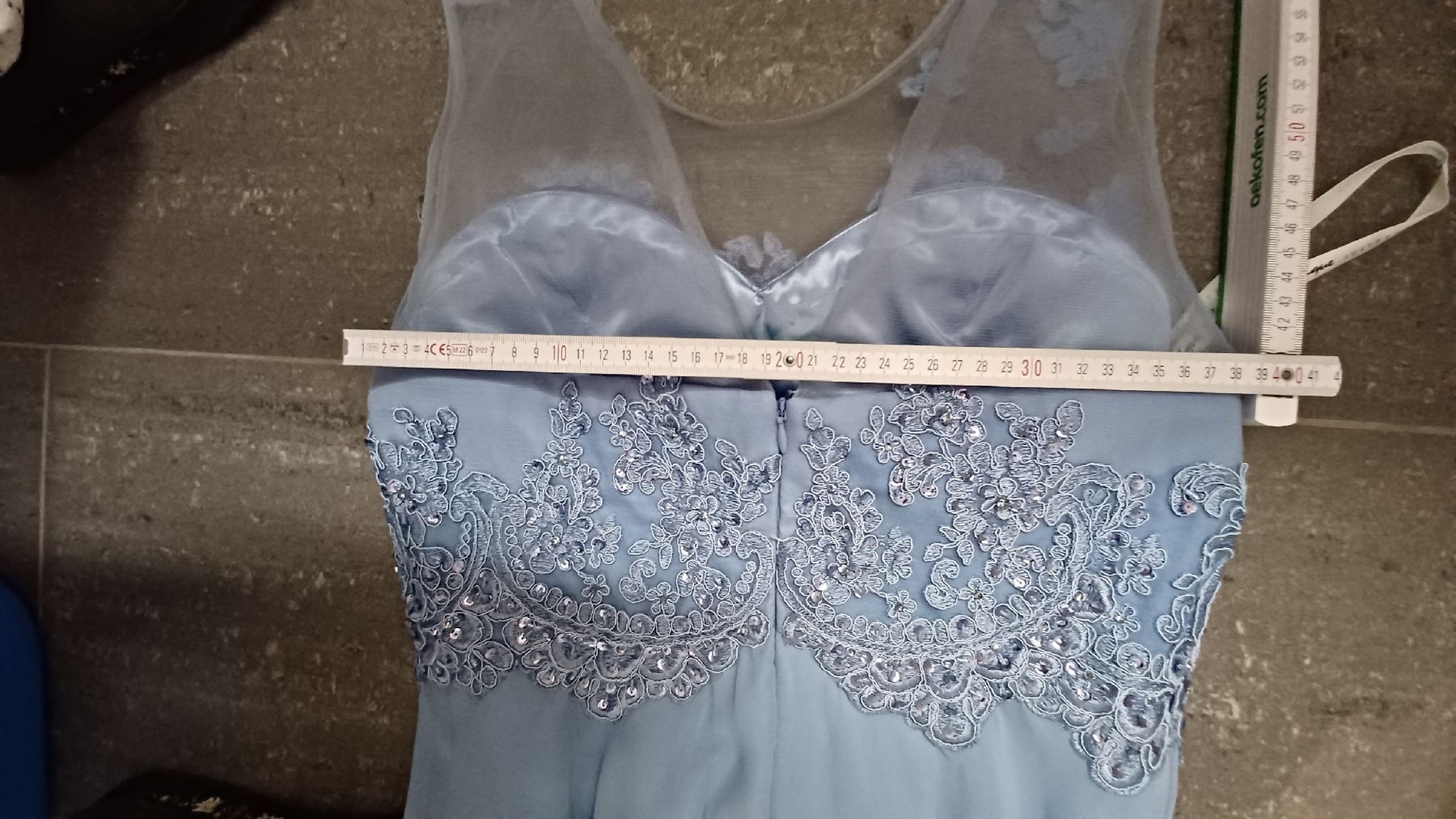Vestiti: Helles, blau-lila Abendkleid, Gr. 40 – Nuovo (secondo la descrizione) da Steinach venduto da Sommer9000 5