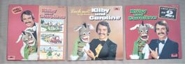 Kliby und Caroline Schallplatten 3 Stk guter Zustand