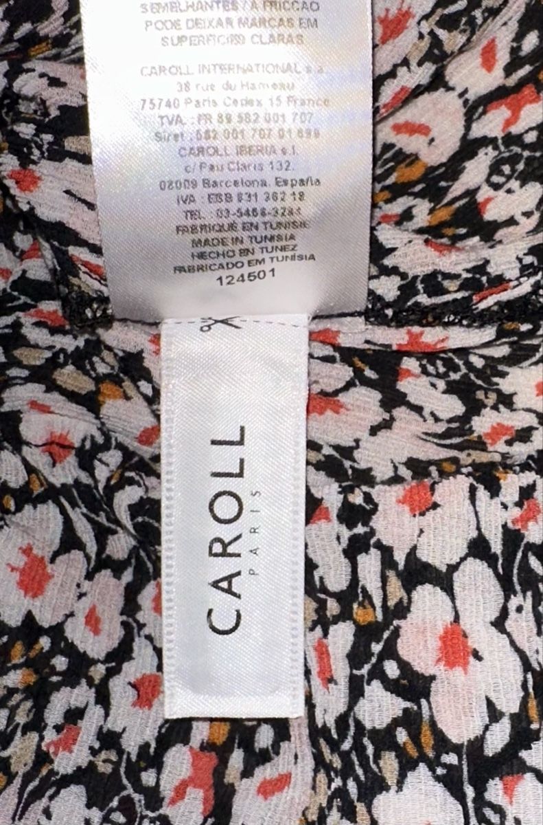 Caroll Camicette: CAROLL PARIS BLUSE GR. 38 (36) – Usato da Unteraegeri venduto da MH203 7